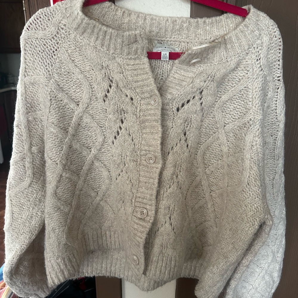 Cozy Cream Cable Knit Sweater